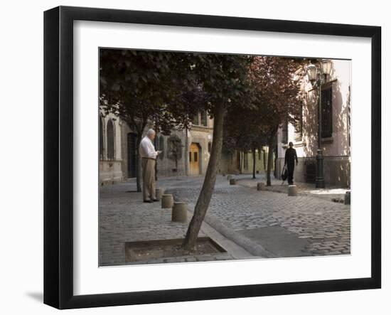 Barrio Paris-Londres, Santiago, Chile, South America-Michael Snell-Framed Photographic Print