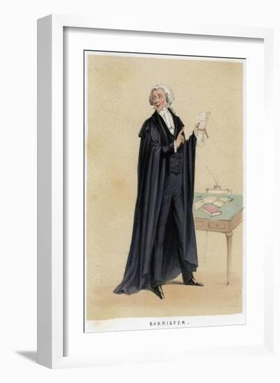 Barrister, 1855-null-Framed Giclee Print