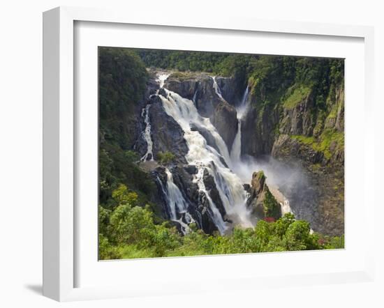 Barron Falls, Kuranda, Cairns, Queensland, Australia-Peter Adams-Framed Photographic Print