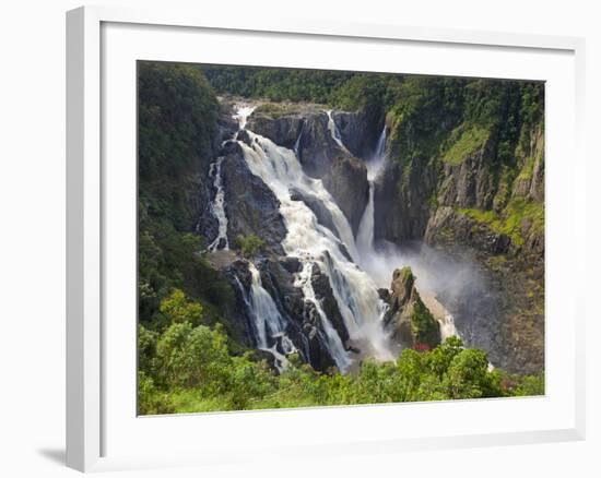 Barron Falls, Kuranda, Cairns, Queensland, Australia-Peter Adams-Framed Photographic Print