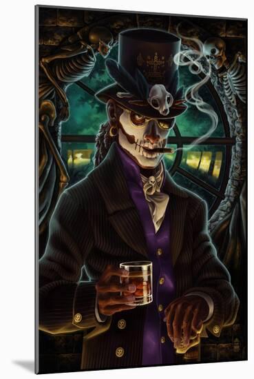 Barron Samedi Voodoo-Lantern Press-Mounted Art Print