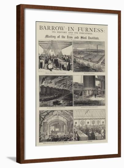 Barrow-In-Furness, its History and its Industries-null-Framed Giclee Print
