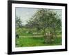 Barrow in the Orchard, circa 1881-Camille Pissarro-Framed Giclee Print