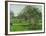 Barrow in the Orchard, circa 1881-Camille Pissarro-Framed Giclee Print