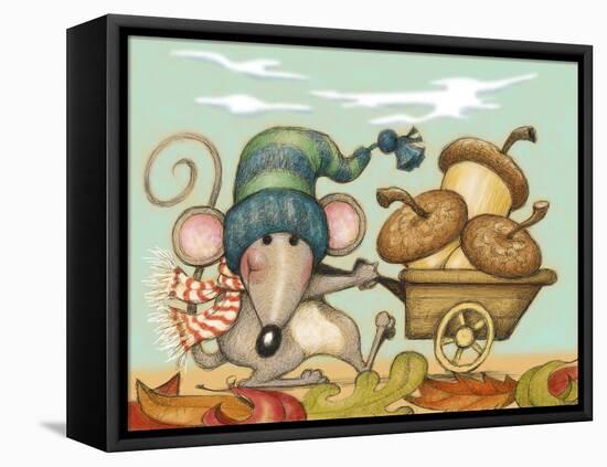 Barrow Mouse-Margaret Wilson-Framed Stretched Canvas
