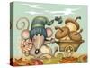 Barrow Mouse-Margaret Wilson-Stretched Canvas