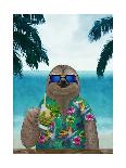 Frenchie Summer Style-Barruf-Art Print