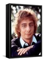 Barry Manilow Singer. 1983-null-Framed Stretched Canvas