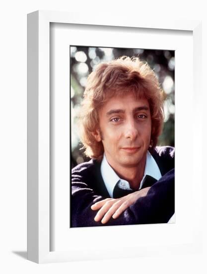 Barry Manilow Singer. 1983-null-Framed Photographic Print