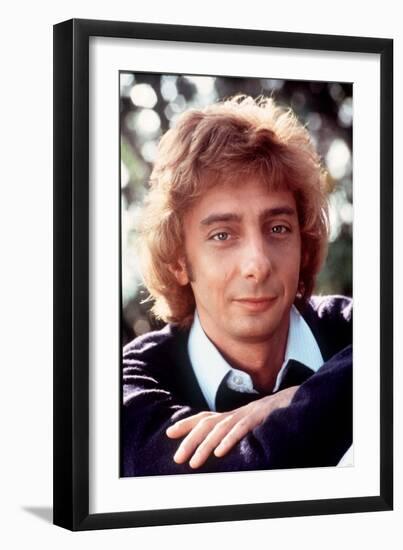 Barry Manilow Singer. 1983-null-Framed Photographic Print