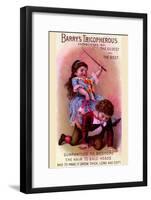 Barry's Tricopherous - The Riding Game-null-Framed Art Print