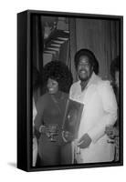 Barry White, London,1974-Brian O'Connor-Framed Stretched Canvas