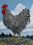 Moon Rooster-Barry Wilson-Framed Stretched Canvas