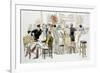 Bars and Cabarets of Paris-Georges Goursat Sem-Framed Art Print