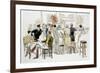 Bars and Cabarets of Paris-Georges Goursat Sem-Framed Art Print