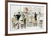 Bars and Cabarets of Paris-Georges Goursat Sem-Framed Art Print