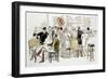 Bars and Cabarets of Paris-Georges Goursat Sem-Framed Art Print