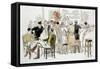 Bars and Cabarets of Paris-Georges Goursat Sem-Framed Stretched Canvas