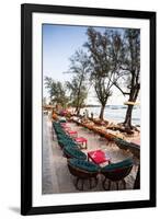 Bars and Restaurants Along Serendipity Beach, Sihanoukville, Cambodia-Micah Wright-Framed Photographic Print