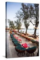 Bars and Restaurants Along Serendipity Beach, Sihanoukville, Cambodia-Micah Wright-Stretched Canvas