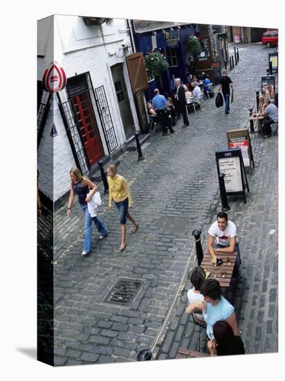 Bars and Restaurants in Ashton Lane, West End Area, Glasgow, Scotland, United Kingdom-Yadid Levy-Stretched Canvas