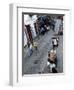 Bars and Restaurants in Ashton Lane, West End Area, Glasgow, Scotland, United Kingdom-Yadid Levy-Framed Photographic Print