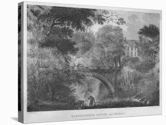 'Barskimming House and Bridge', 1804-James Fittler-Stretched Canvas