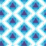 Grunge Colorful Abstract Geometric Seamless Pattern. Vector-BarsRsind-Art Print