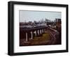 BART Train in Oakland-null-Framed Photographic Print