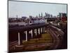 BART Train in Oakland-null-Mounted Photographic Print