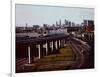 BART Train in Oakland-null-Framed Photographic Print