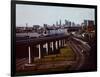 BART Train in Oakland-null-Framed Photographic Print