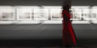 The Woman With the Red Coat-Bartagnan-Framed Stretched Canvas