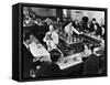 Bartender Prepares a Drink as Patrons Enjoy Themselves at Popular Speakeasy during Prohibition-Margaret Bourke-White-Framed Stretched Canvas