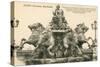 Bartholdi Fountain, Lyon, France-null-Stretched Canvas