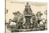 Bartholdi Fountain, Lyon, France-null-Stretched Canvas