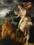 Venus in the Forge of Vulcan, Jupiter and Antiope-Bartholomaeus Spranger-Giclee Print