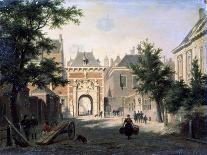 A Town in Holland, 19th Century-Bartholomeus Johannes van Hove-Framed Giclee Print