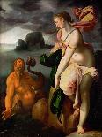 Venus and Mars Warned by Mercury, Ca 1586-Bartholomeus Spranger-Mounted Giclee Print