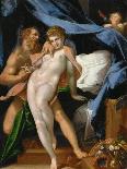 Venus and Adonis, Ca 1595-1597-Bartholomeus Spranger-Framed Giclee Print