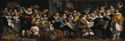 Banquet at the Crossbowmens Guild-Bartholomeus Van Der Helst-Art Print