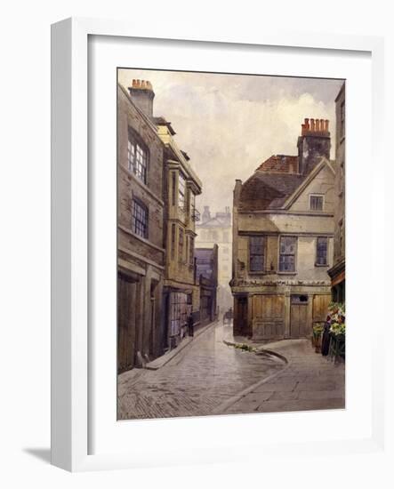 Bartholomew Close, London, 1889-John Crowther-Framed Giclee Print