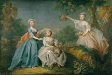 The Ladies Noel, C.1740 (Oil on Canvas)-Bartholomew Dandridge-Framed Giclee Print