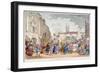 Bartholomew Fair, West Smithfield, City of London, 1813-Thomas Rowlandson-Framed Giclee Print