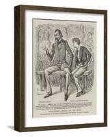 Bartholomew Josselin and the Usher-George Du Maurier-Framed Giclee Print