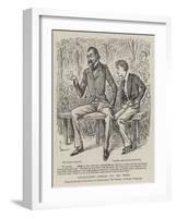 Bartholomew Josselin and the Usher-George Du Maurier-Framed Giclee Print