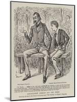 Bartholomew Josselin and the Usher-George Du Maurier-Mounted Giclee Print