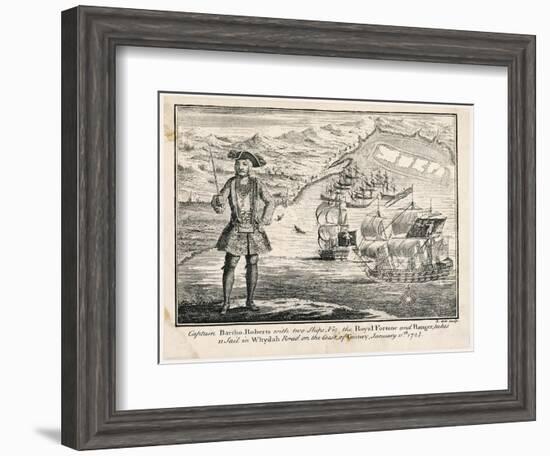 Bartholomew Roberts-Benjamin Cole-Framed Art Print