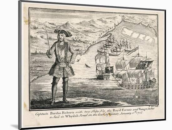 Bartholomew Roberts-Benjamin Cole-Mounted Art Print