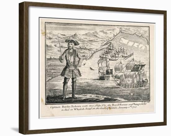 Bartholomew Roberts-Benjamin Cole-Framed Art Print